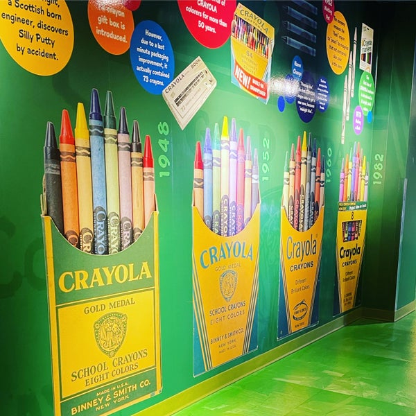 1/10/2022 tarihinde Rita L.ziyaretçi tarafından Crayola Experience'de çekilen fotoğraf