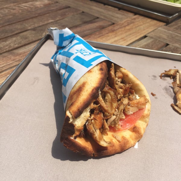 Take a pita and fries, order apart, then put the Fries in your pita! Foodorgasm guaranteed
