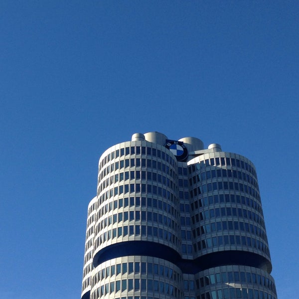 Photo taken at BMW-Hochhaus (Vierzylinder) by seda on 12/24/2015