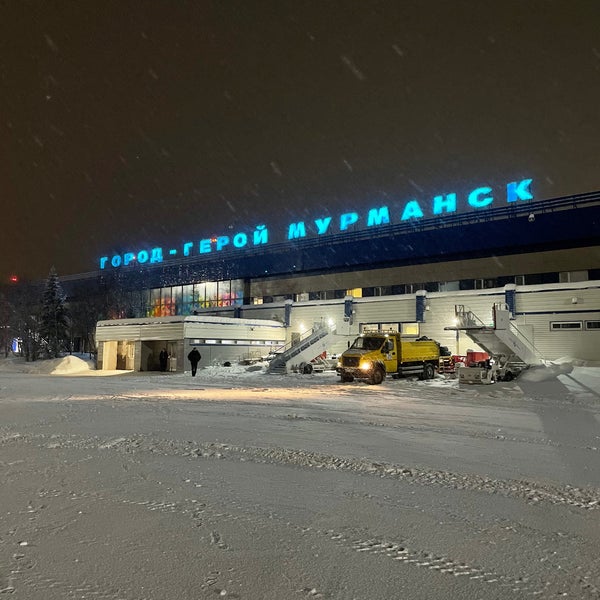 Photo taken at Murmansk International Airport (MMK) by Olga E. on 12/23/2021