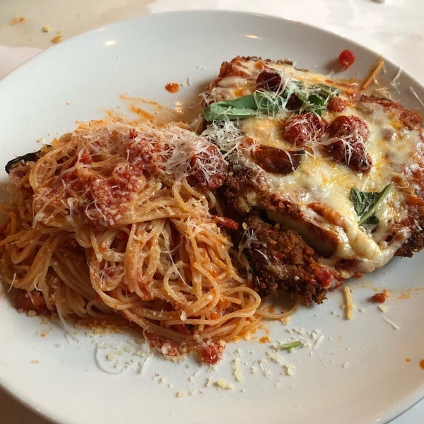Photo taken at Romano&#39;s Macaroni Grill by Jacy D. on 4/15/2018