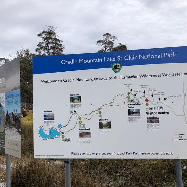 Cradle Mountain National Park Map
