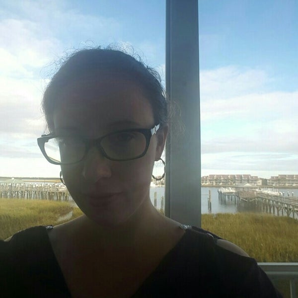 Photo taken at Water&#39;s Edge Inn at Folly Beach by Audrey S. on 10/21/2015