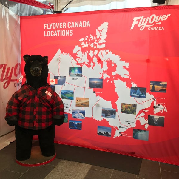 Das Foto wurde bei FlyOver Canada von Leo L. am 7/1/2018 aufgenommen