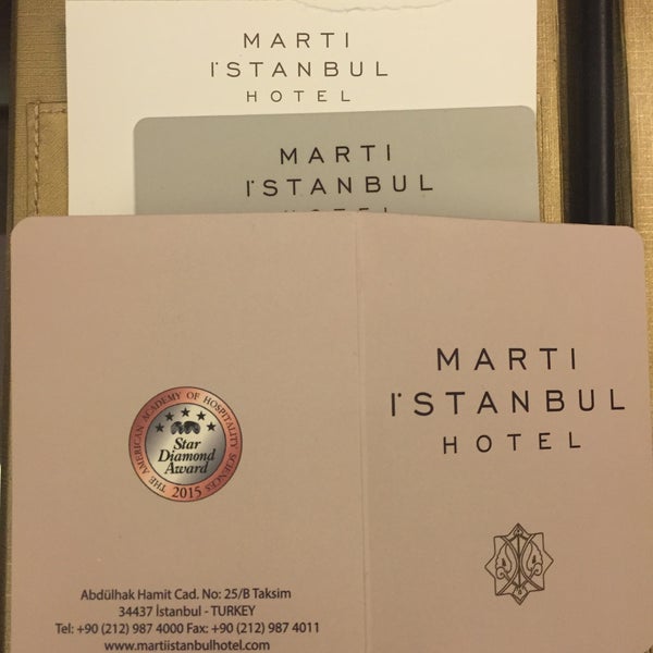 Foto diambil di Martı Istanbul Hotel oleh Mutlu C. pada 2/29/2016