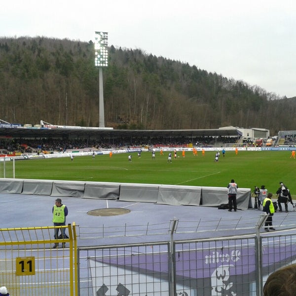 Photo taken at Erzgebirgsstadion by Marco L. on 3/22/2015