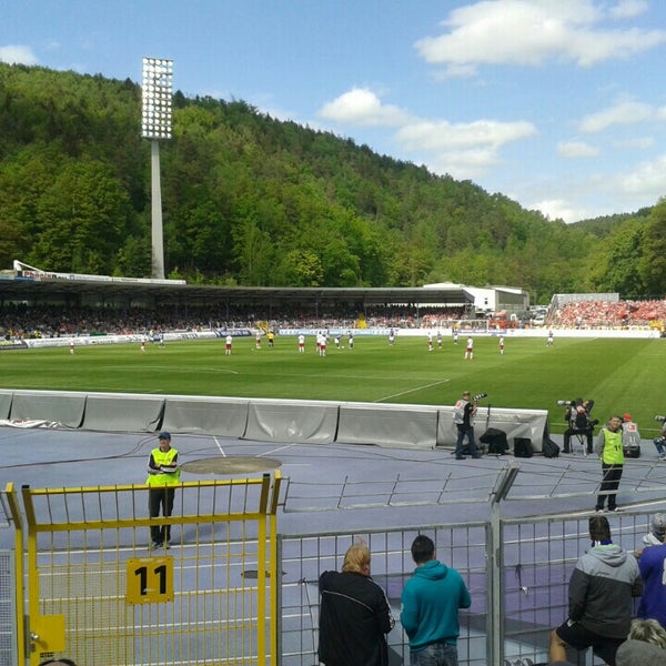 Photo taken at Erzgebirgsstadion by Marco L. on 5/17/2015