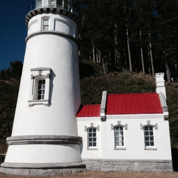 Photo taken at Heceta Lighthouse Bed &amp; Breakfast by Cindy B. on 8/4/2015