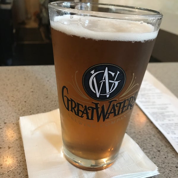 Photo taken at Great Waters Brewing Company by Tim G. on 8/9/2018