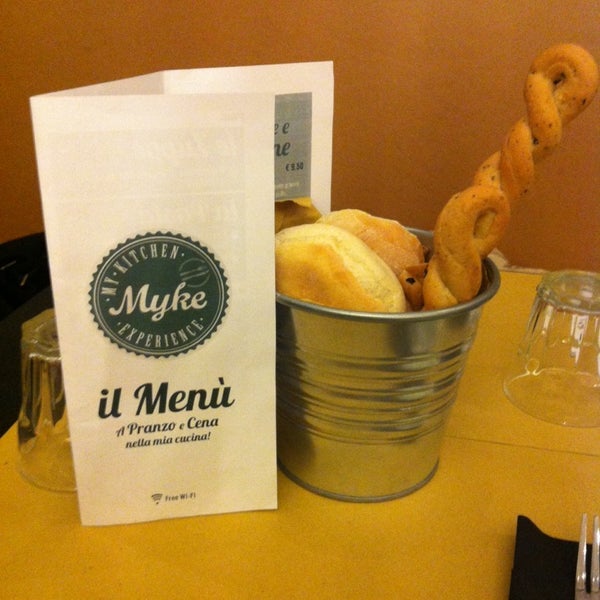 Photo taken at Myke - My Kitchen Experience by Giulia B. on 3/6/2014