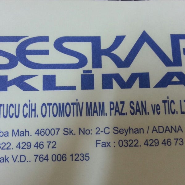 Adana Klima Servisi Heating Air Conditioning Hvac 81003 Sok Adana Turkey Phone Number Yelp