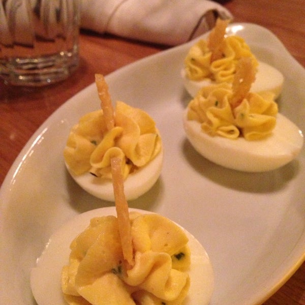 Deviled Eggs are to die for.