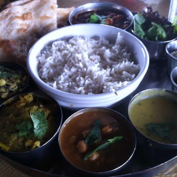 Photo taken at New India Cuisine by Dan M. on 6/14/2013