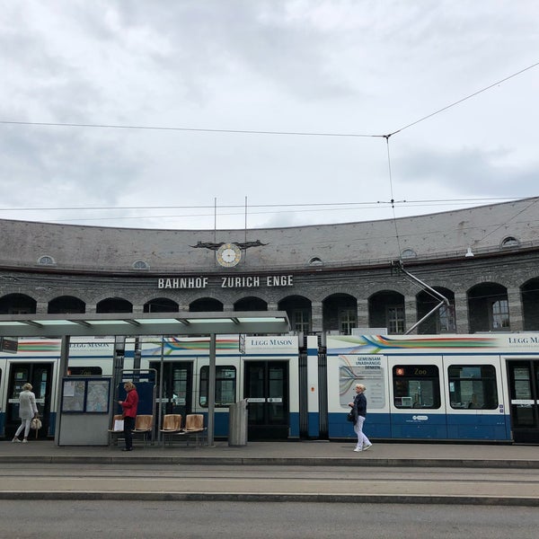 Photo taken at Bahnhof Zürich Enge by DH K. on 7/21/2018