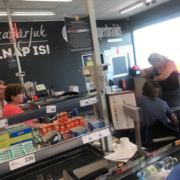 Lidl Supermarket in Budapest