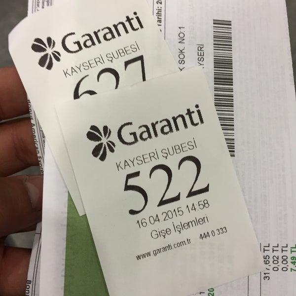 garanti bbva kayseri erciyes universitesi bagli sube da fotograflar