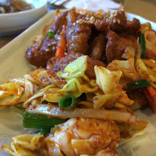Photo taken at Chili &amp; Sesame Korean Kitchen by Alvin on 7/31/2014