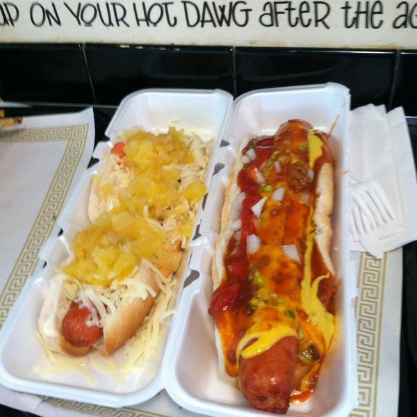 Photo taken at Scooter&#39;s World Famous Dawg House by Adam H. on 8/30/2013
