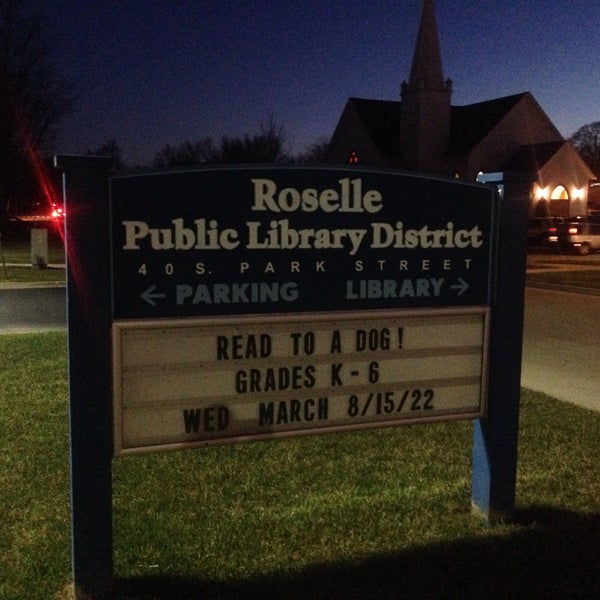 Photo taken at Roselle Public Library District by Terrell B. on 3/9/2017