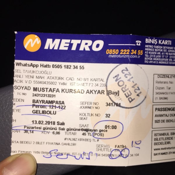 photos at esenler otogar metro turizm now closed