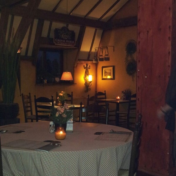 Photo taken at Auberge de Croyse Hoeve Restaurant by Kitty on 3/11/2013