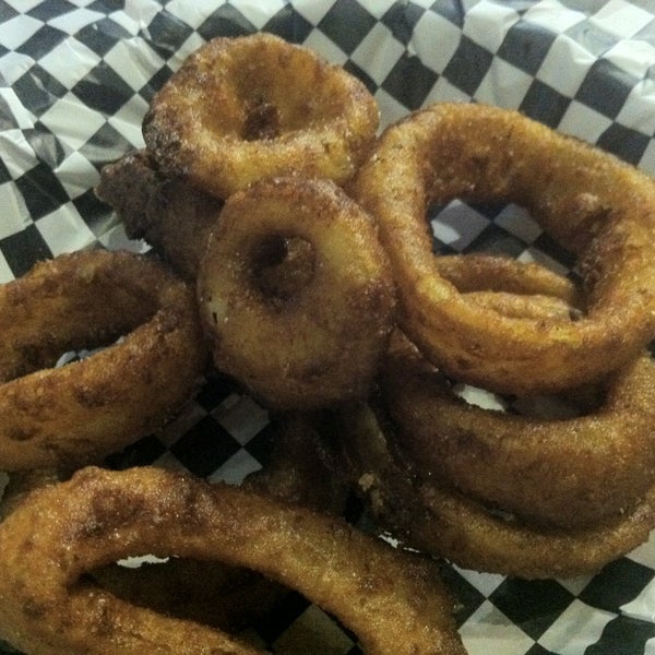 The Black & Tan Onion Rings are an excellent choice for a side dish. They are tasty, well-prepared, and currently offered at $1.95.