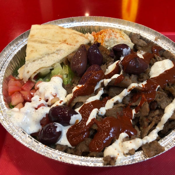 Photo taken at The Halal Guys by Patrick C. on 11/25/2019