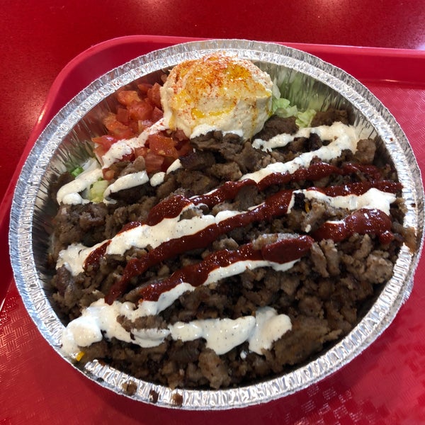 Photo taken at The Halal Guys by Patrick C. on 9/17/2018