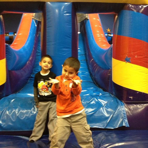 Photo taken at Pump It Up by Eileen F. on 1/31/2013