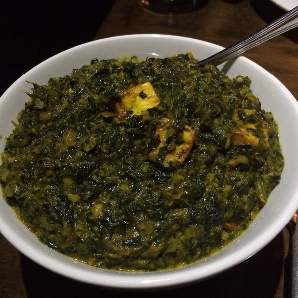 PALAK PANEER: a little too much cheese but overall has an amazing taste and texture.