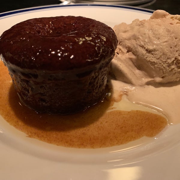Amazing sticky toffee pudding dessert! We highly recommend this unique sensation!
