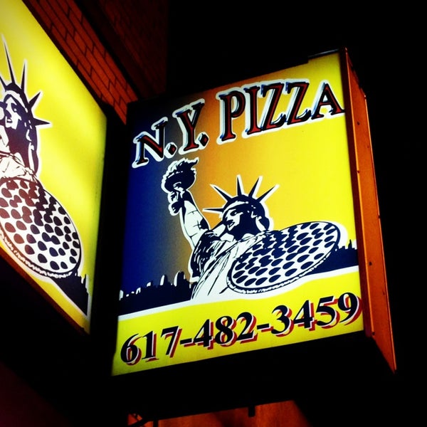 Photo taken at New York Pizza - Theater District by Brian W. on 12/20/2012