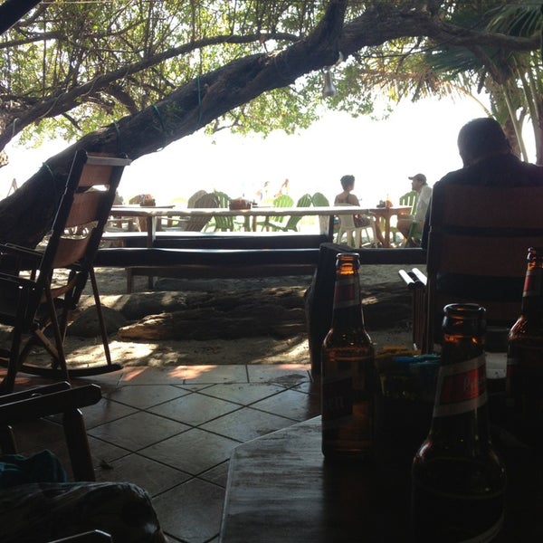 Photo taken at La Vela Latina Beach Bar by Tom G. on 2/8/2013