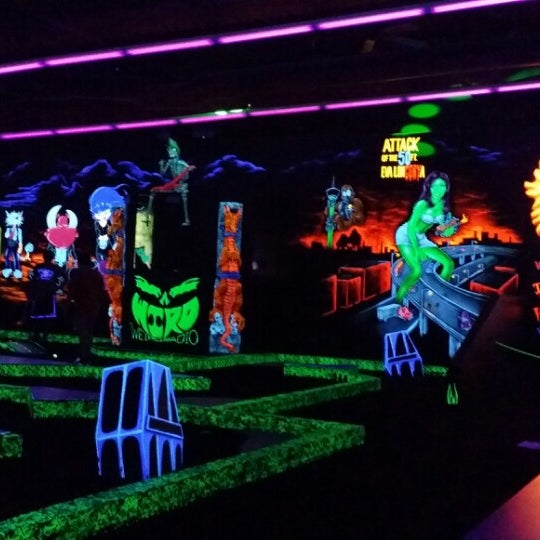 Photo taken at Monster Mini Golf by Ruby P. on 6/23/2014