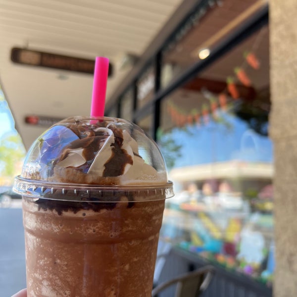 Spring special: ice mocha with s’mores ice cream