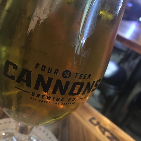 Photo taken at 14 Cannons Brewery and Showroom by Rachel K. on 10/21/2018