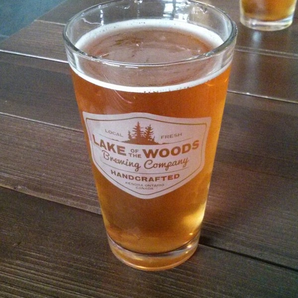 Photo taken at Lake Of The Woods Brewing Company by Ryan R. on 7/18/2013