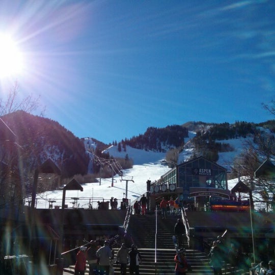 Photo taken at Aspen Mountain Ski Resort by Patrick K. on 1/18/2013