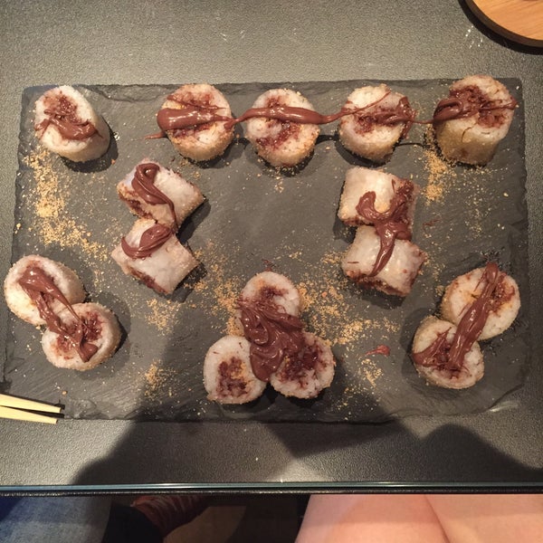 Photo taken at Go Sushi by Ljubica on 6/28/2015