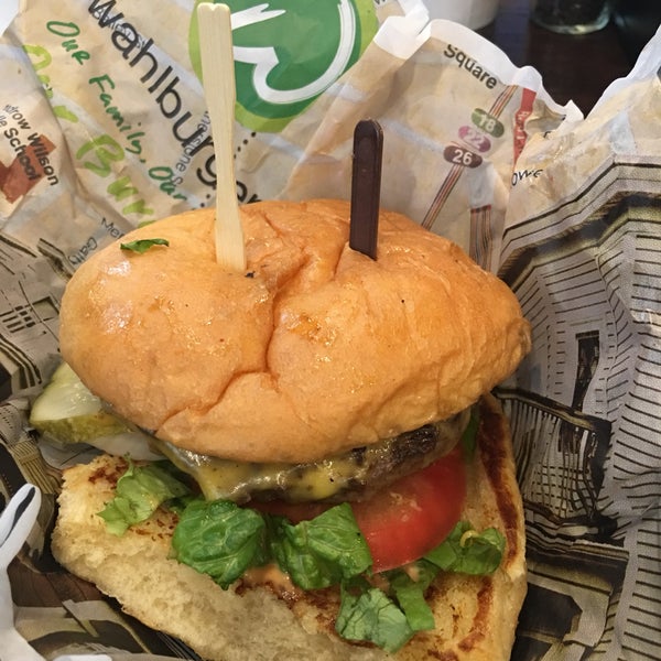 Photo taken at Wahlburgers by Taylor H. on 5/25/2017