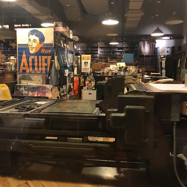 Photo taken at Hatch Show Print by Taylor H. on 4/20/2019