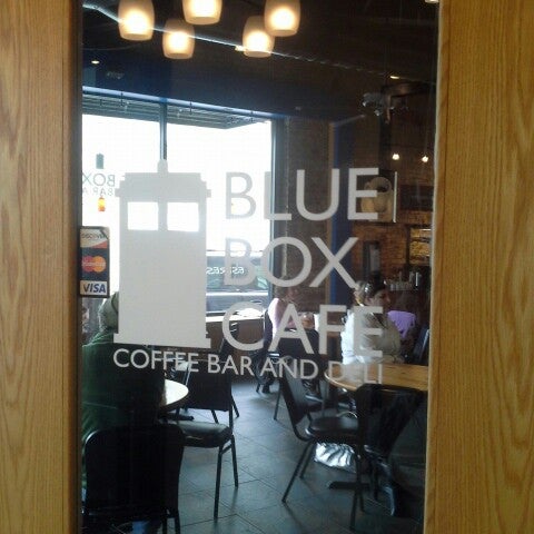 Photo taken at Blue Box Cafe by Damien A. on 4/24/2014
