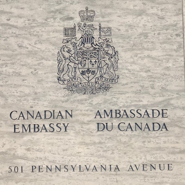 Photo taken at Embassy of Canada by Bin on 1/26/2018