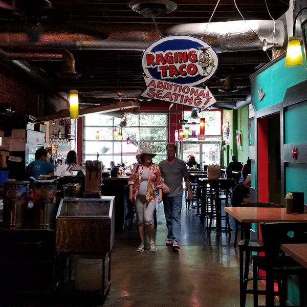 Photo taken at Raging Burrito &amp; Taco by Juan M. on 7/30/2017
