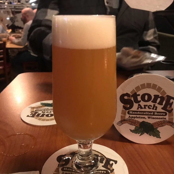 Photo taken at Stone Arch Brewpub by Mark H. on 3/30/2019