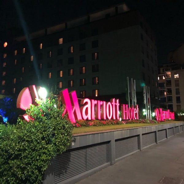 Foto tirada no(a) Milan Marriott Hotel por Aileen V. em 9/29/2018