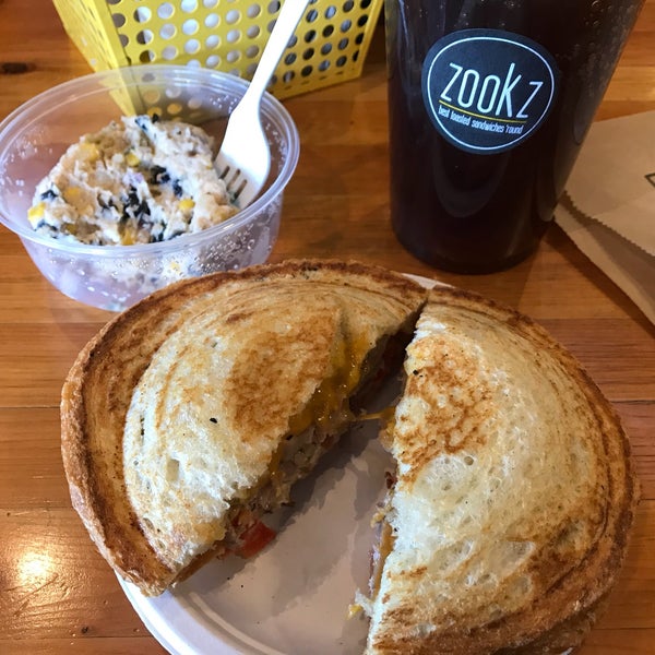 Photo taken at Zookz - Sandwiches with an Edge by Ray L. on 3/30/2018