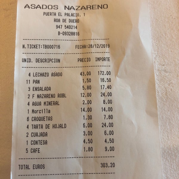 Asador Nazareno Restaurante en Roa