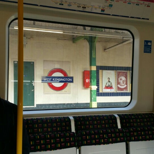 Photo taken at West Kensington London Underground Station by Alastair H. on 3/11/2016