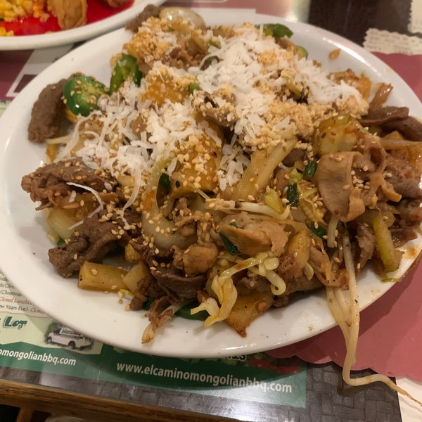 Photo taken at El Camino Mongolian BBQ by Marco G. on 10/20/2019